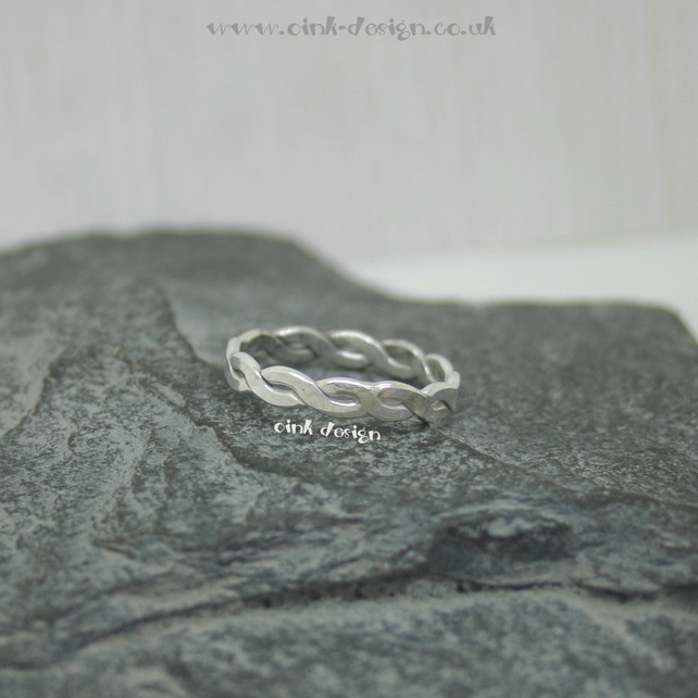 Sterling silver ring size T